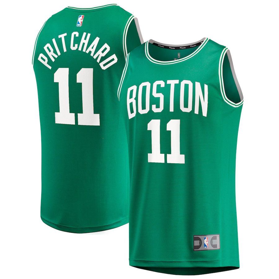 Men Boston Celtics #11 Payton Pritchard Fanatics Branded Kelly Green Fast Break Replica NBA Jersey->boston celtics->NBA Jersey